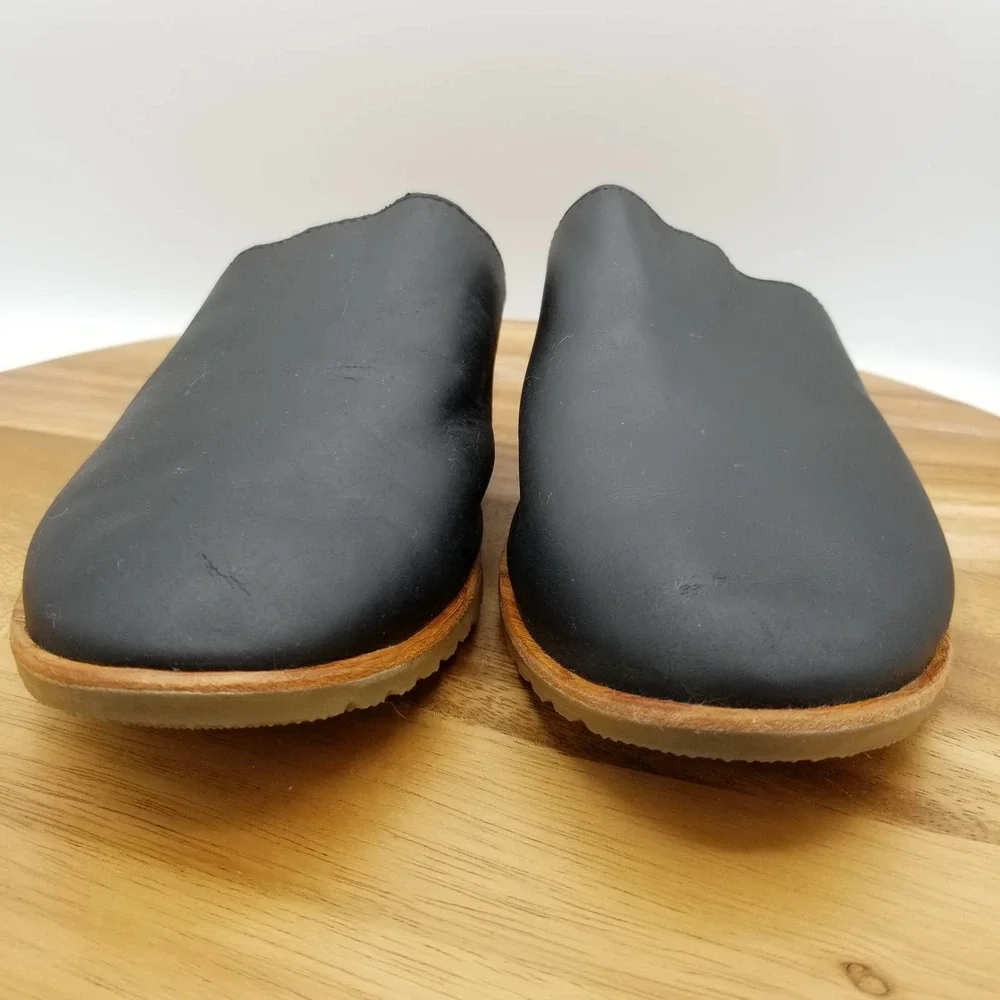 Sorel Ella Mule Black Leather Women's Size 8.5 - Picture 3 of 10